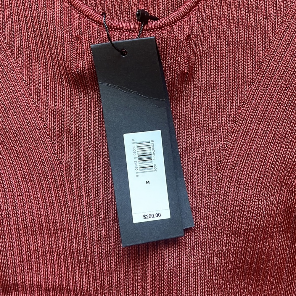 NWT, Ines Scoop-Back Sweater Dress
Color: Cabin Red
Size: M - Picture 3 of 4